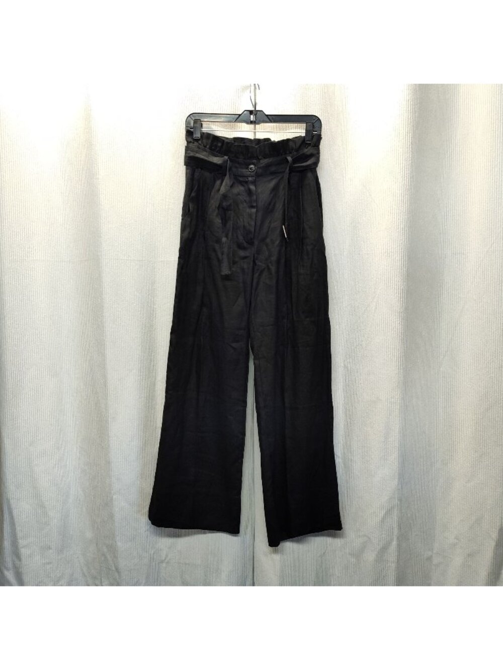 Reset By Jane Wide-Leg Flax High-Waisted Pants Women's Size M Waist 28" Casual